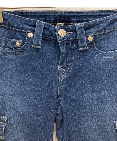 TRUE RELIGION（トゥルー レリジョン）TRUE RELIGION (トゥルー レリジョン) 裾ジップデニムパンツ インディゴ サイズ:SIZE 27の古着・服飾アイテム