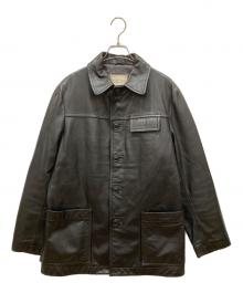 MEN'S BIGI（メンズビギ）の古着「カーコート」｜ブラック