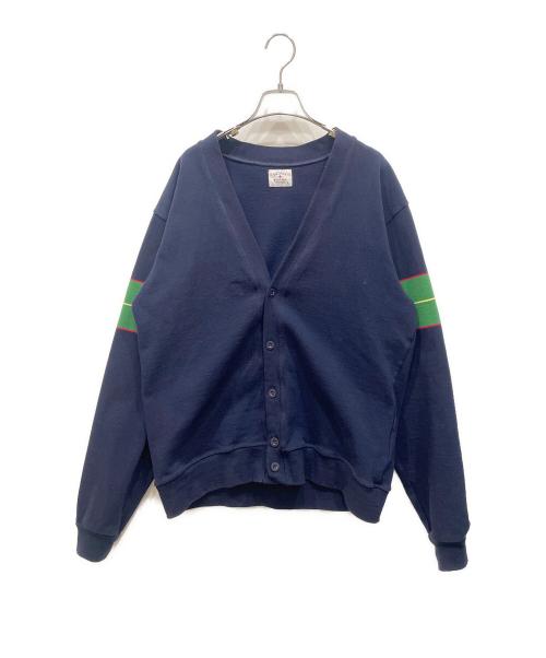 Noah（ノア）Noah (ノア) Navy Rugby Cardigan ネイビー サイズ:Ⅼの古着・服飾アイテム