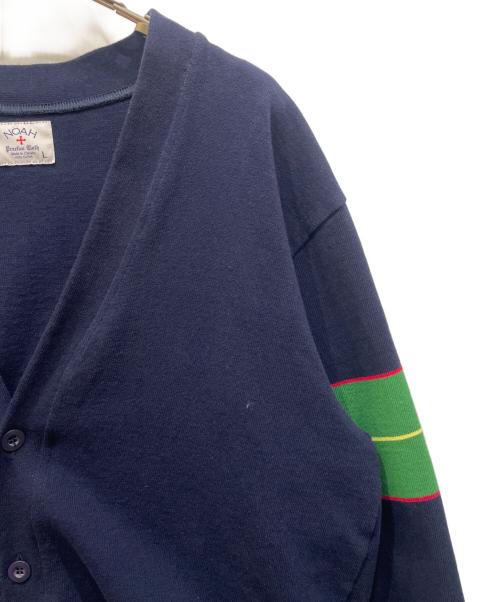 Noah（ノア）Noah (ノア) Navy Rugby Cardigan ネイビー サイズ:Ⅼの古着・服飾アイテム