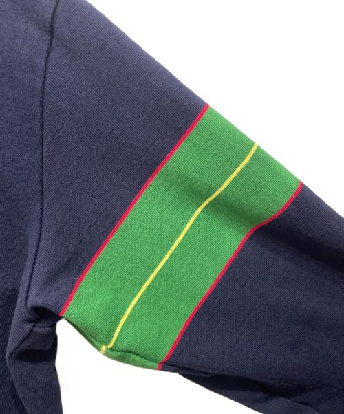 Noah（ノア）Noah (ノア) Navy Rugby Cardigan ネイビー サイズ:Ⅼの古着・服飾アイテム