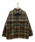 PENDLETONペンドルトン）の古着「ウールシャツジャケット」｜ブラウン×グリーン