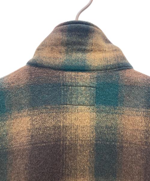 PENDLETON（ペンドルトン）PENDLETON (ペンドルトン) ウールシャツジャケット ブラウン×グリーン サイズ:SIZE Lの古着・服飾アイテム