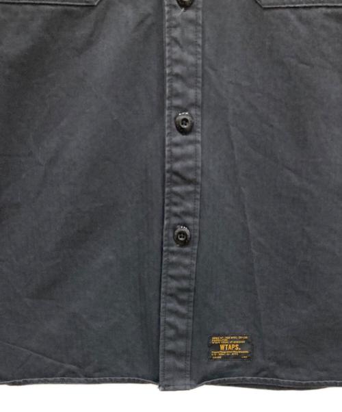 WTAPS（ダブルタップス）WTAPS (ダブルタップス) ミリタリーシャツジャケット ネイビー サイズ:SIZE 3の古着・服飾アイテム