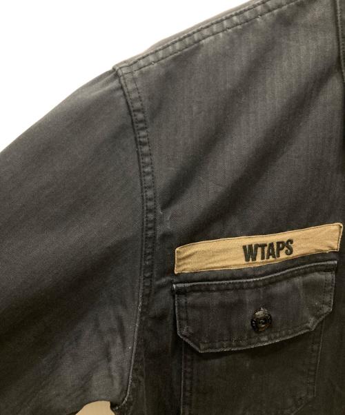 WTAPS（ダブルタップス）WTAPS (ダブルタップス) ミリタリーシャツジャケット ネイビー サイズ:SIZE 3の古着・服飾アイテム