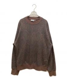 Carhartt WIP（カーハート ワーク イン プログレス）の古着「PAISLEY SWEATSHIRT」｜ブラウン