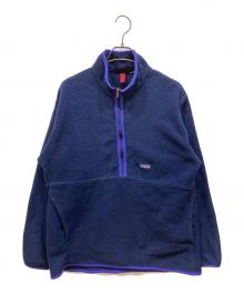 Patagonia（パタゴニア）の古着「シンチラフリースプルオーバー」｜ネイビー×ブルー