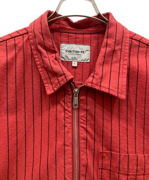 Carhartt WIP（カーハート ワーク イン プログレス）CARHARTT WIP (カーハート ワーク イン プログレス) [S/S TRADE SHIRT レッド サイズ:SIZE Lの古着・服飾アイテム