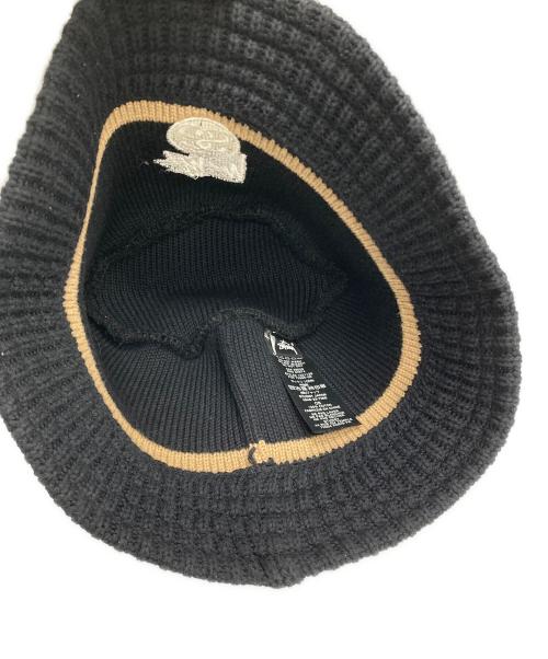 stussy（ステューシー）stussy (ステューシー) SS Link Knit Bucket Hat ブラック サイズ:SIZE OSの古着・服飾アイテム