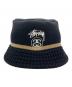 stussy（ステューシー）の古着「SS Link Knit Bucket Hat」｜ブラック
