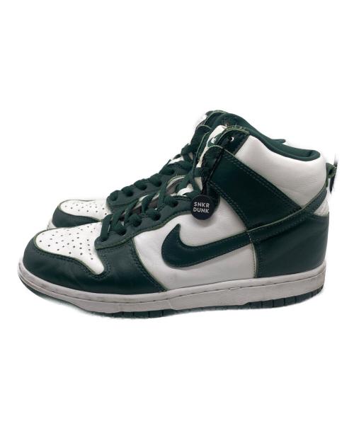 NIKE（ナイキ）NIKE (ナイキ) Dunk HI SP ホワイト×グリーン サイズ:26.5cmの古着・服飾アイテム
