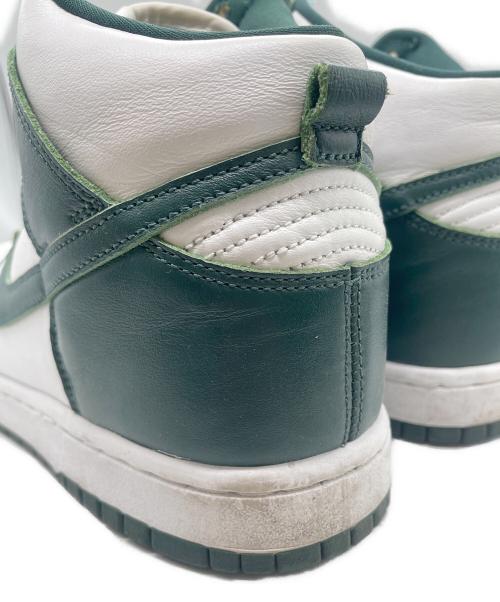 NIKE（ナイキ）NIKE (ナイキ) Dunk HI SP ホワイト×グリーン サイズ:26.5cmの古着・服飾アイテム