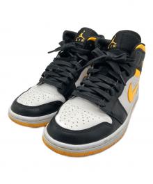 NIKE（ナイキ）の古着「WMNS AIR JORDAN 1 MID SE」｜ホワイト×イエロー