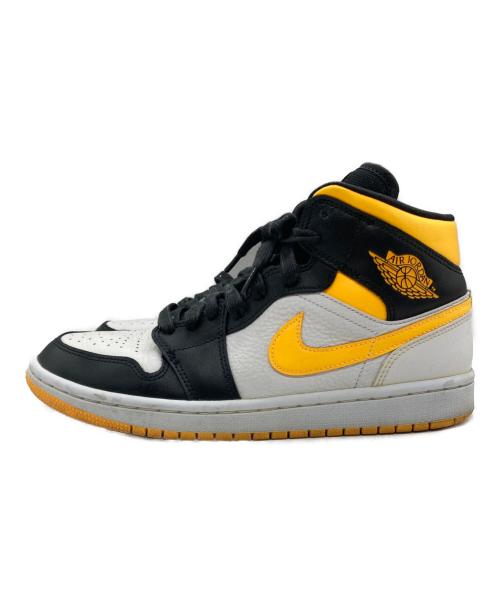 NIKE（ナイキ）NIKE (ナイキ) WMNS AIR JORDAN 1 MID SE ホワイト×イエロー サイズ:SIZE 26cmの古着・服飾アイテム