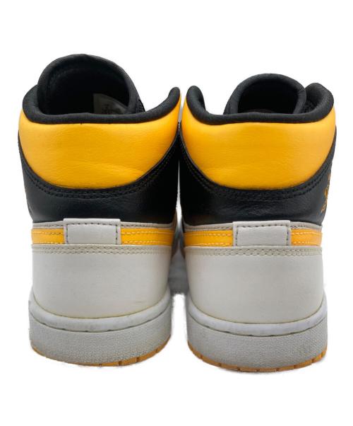 NIKE（ナイキ）NIKE (ナイキ) WMNS AIR JORDAN 1 MID SE ホワイト×イエロー サイズ:SIZE 26cmの古着・服飾アイテム