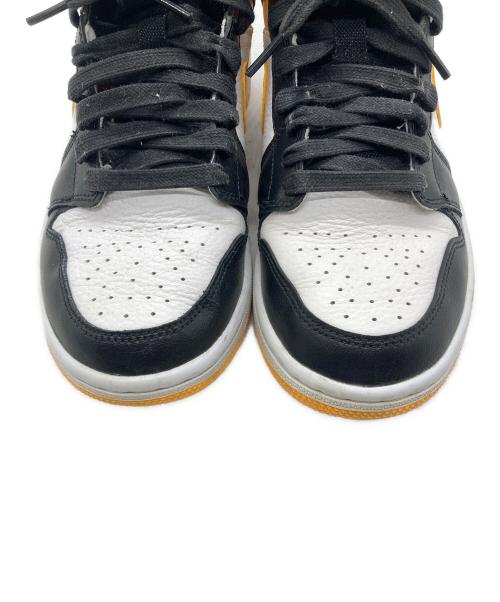 NIKE（ナイキ）NIKE (ナイキ) WMNS AIR JORDAN 1 MID SE ホワイト×イエロー サイズ:SIZE 26cmの古着・服飾アイテム