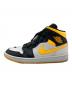 NIKE (ナイキ) WMNS AIR JORDAN 1 MID SE ホワイト×イエロー サイズ:SIZE 26cm：8000円