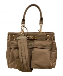 GOOD GRIEF!（グッドグリーフ）の古着「BELTED SHOULDER BAG 2way」｜ベージュ