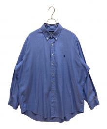 POLO RALPH LAUREN（ポロ・ラルフローレン）の古着「ボタンダウンシャツ　CLASSIC FIT」｜ブルー