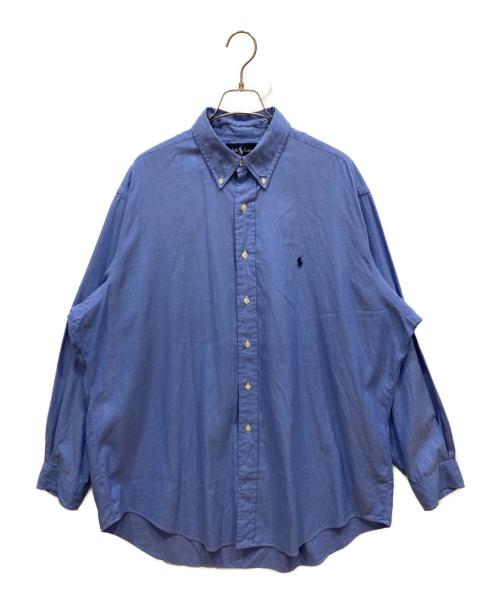 POLO RALPH LAUREN（ポロ・ラルフローレン）POLO RALPH LAUREN (ポロ・ラルフローレン) ボタンダウンシャツ　CLASSIC FIT ブルー サイズ:SIZE 17 1/2の古着・服飾アイテム