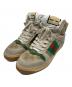 GUCCI（グッチ）の古着「ダメージ加工ハイカットスニーカー」｜ベージュ
