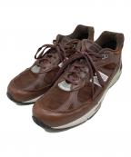 NEW BALANCEニューバランス）の古着「ローカットスニーカー」｜ブラウン