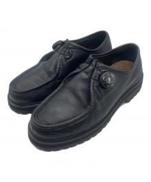 PG×STEVEN ALAN（ピージー×スティーブンアラン）の古着「KNOCK BLACK LEATHER」｜ブラック