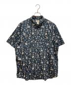 L.L.Beanエルエルビーン）の古着「キャンプ柄半袖シャツ」｜ネイビー