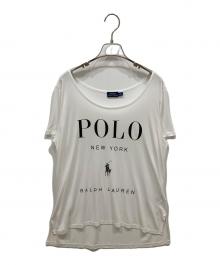 RALPH LAUREN（ラルフローレン）の古着「ストーンロゴTシャツ」｜ホワイト
