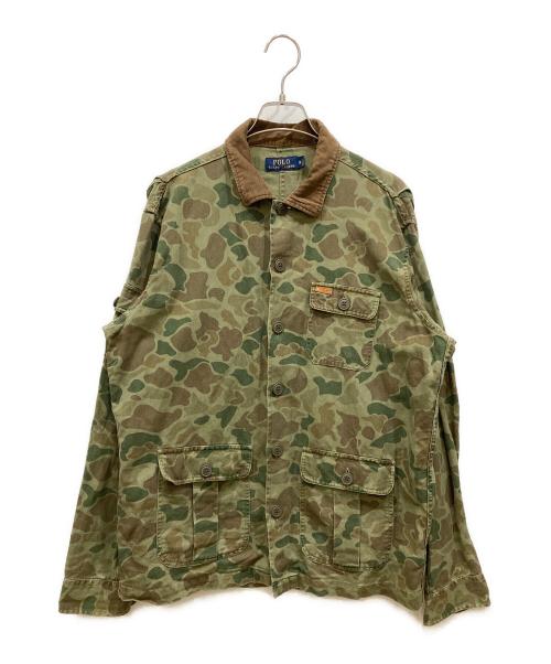 POLO RALPH LAUREN（ポロ・ラルフローレン）POLO RALPH LAUREN (ポロ・ラルフローレン) カモフラハンティングジャケット グリーン サイズ:SIZE Mの古着・服飾アイテム
