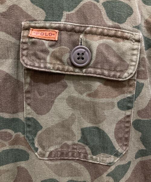 POLO RALPH LAUREN（ポロ・ラルフローレン）POLO RALPH LAUREN (ポロ・ラルフローレン) カモフラハンティングジャケット グリーン サイズ:SIZE Mの古着・服飾アイテム