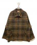 J.CREWジェイクルー）の古着「チェックウールジャケット」｜ブラウン