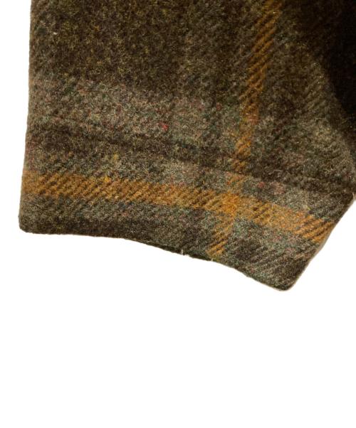 J.CREW（ジェイクルー）J.CREW (ジェイクルー) チェックウールジャケット ブラウン サイズ:SIZE XLの古着・服飾アイテム