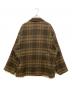 J.CREW (ジェイクルー) チェックウールジャケット ブラウン サイズ:SIZE XL：10000円