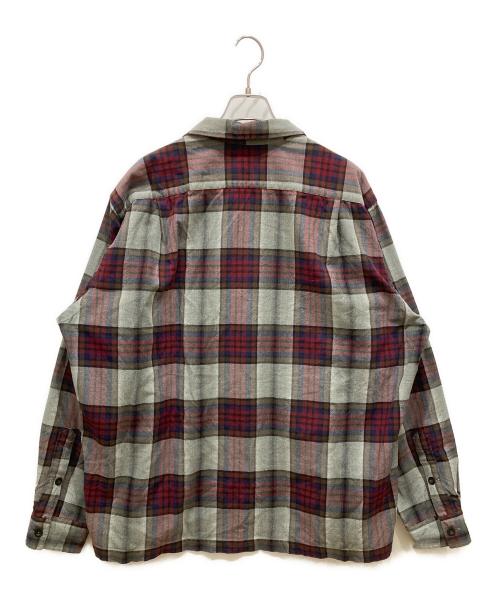 POLO RALPH LAUREN（ポロ・ラルフローレン）POLO RALPH LAUREN (ポロ・ラルフローレン) オンブレチェックシャツ グレー×レッド サイズ:SIZE XLの古着・服飾アイテム