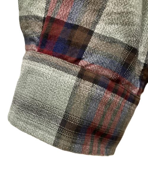 POLO RALPH LAUREN（ポロ・ラルフローレン）POLO RALPH LAUREN (ポロ・ラルフローレン) オンブレチェックシャツ グレー×レッド サイズ:SIZE XLの古着・服飾アイテム