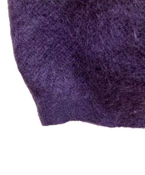 Trophy Clothing（トロフィークロージング）Trophy Clothing (トロフィークロージング) モヘアニットカーディガン パープル サイズ:42の古着・服飾アイテム