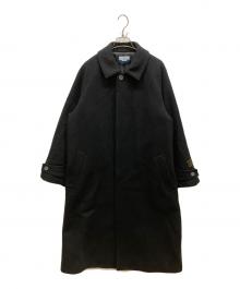 MAISON SPECIAL（メゾンスペシャル）の古着「Super170s Prime-Over Melton Balmachan Coat」｜ブラック