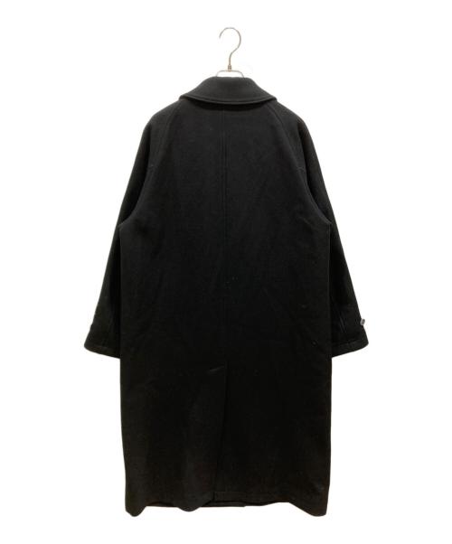 MAISON SPECIAL（メゾンスペシャル）MAISON SPECIAL (メゾンスペシャル) Super170s Prime-Over Melton Balmachan Coat ブラック サイズ:SIZE 1の古着・服飾アイテム
