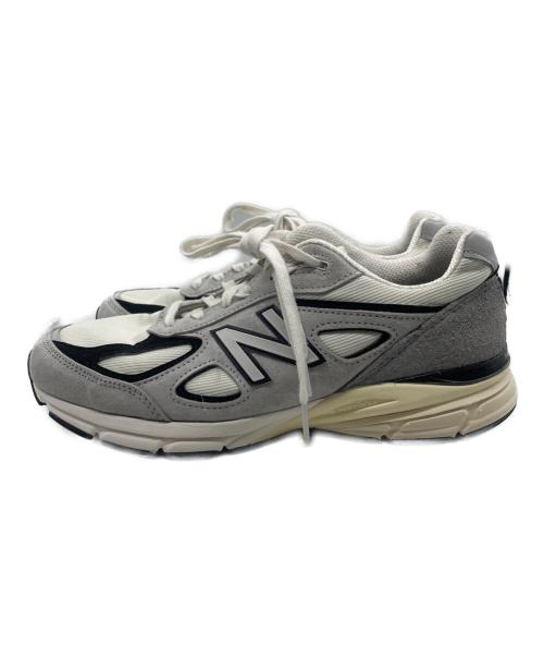 NEW BALANCE（ニューバランス）NEW BALANCE (ニューバランス) ローカットスニーカー グレー×ホワイト サイズ:27.5cmの古着・服飾アイテム
