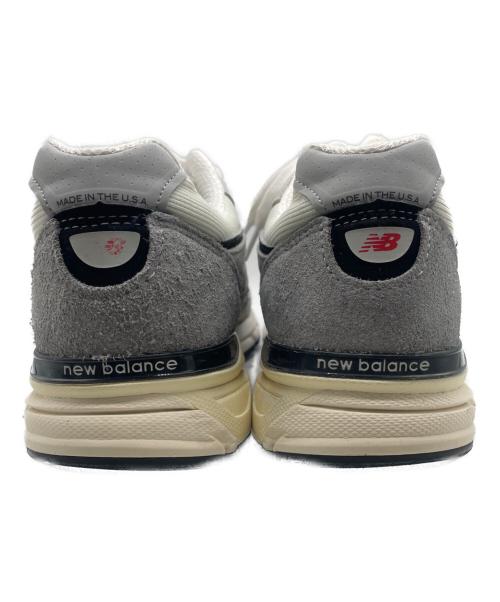 NEW BALANCE（ニューバランス）NEW BALANCE (ニューバランス) ローカットスニーカー グレー×ホワイト サイズ:27.5cmの古着・服飾アイテム