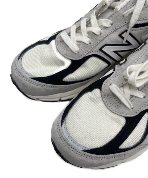 NEW BALANCE（ニューバランス）NEW BALANCE (ニューバランス) ローカットスニーカー グレー×ホワイト サイズ:27.5cmの古着・服飾アイテム