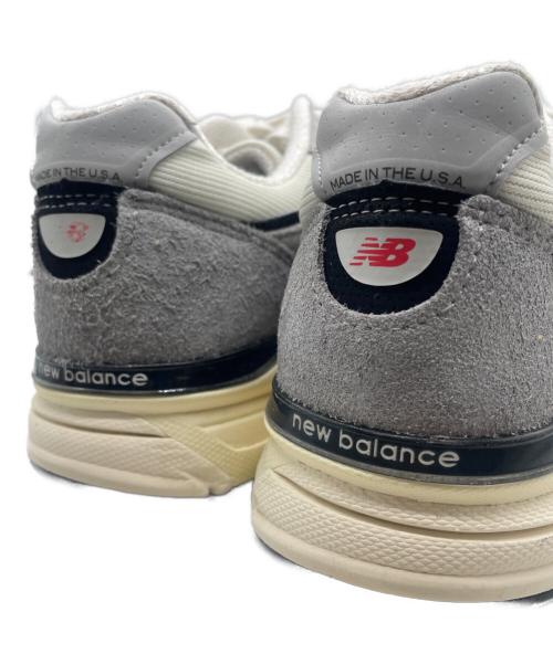 NEW BALANCE（ニューバランス）NEW BALANCE (ニューバランス) ローカットスニーカー グレー×ホワイト サイズ:27.5cmの古着・服飾アイテム