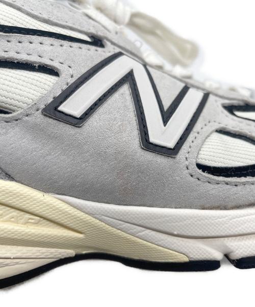 NEW BALANCE（ニューバランス）NEW BALANCE (ニューバランス) ローカットスニーカー グレー×ホワイト サイズ:27.5cmの古着・服飾アイテム