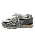 NEW BALANCE (ニューバランス) ローカットスニーカー グレー×ホワイト サイズ:27.5cm：13000円