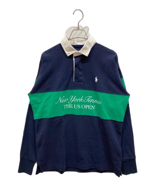 POLO RALPH LAUREN（ポロ・ラルフローレン）POLO RALPH LAUREN (ポロ・ラルフローレン) ラガーシャツ ネイビー サイズ:SIZE Sの古着・服飾アイテム