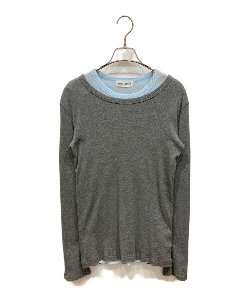 SUM1 STYLE（スミスタイル）SUM1 STYLE (スミスタイル) セットロングスリーブカットソー ブルー サイズ:SIZE Freeの古着・服飾アイテム