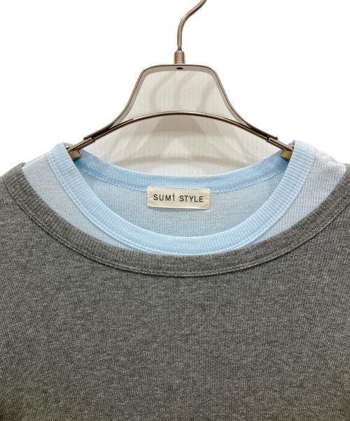 SUM1 STYLE（スミスタイル）SUM1 STYLE (スミスタイル) セットロングスリーブカットソー ブルー サイズ:SIZE Freeの古着・服飾アイテム
