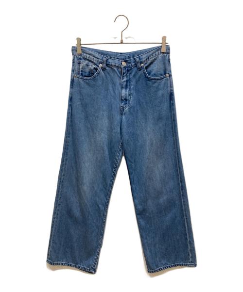 BEARDSLEY（ビアズリー）BEARDSLEY (ビアズリー) ドロストストレートデニム インディゴ サイズ:SIZE 0の古着・服飾アイテム