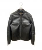 Buco×THE REAL McCOY'Sブコ×ザ・リアルマッコイズ）の古着「J-100ホースハイドレザージャケット」｜ブラック